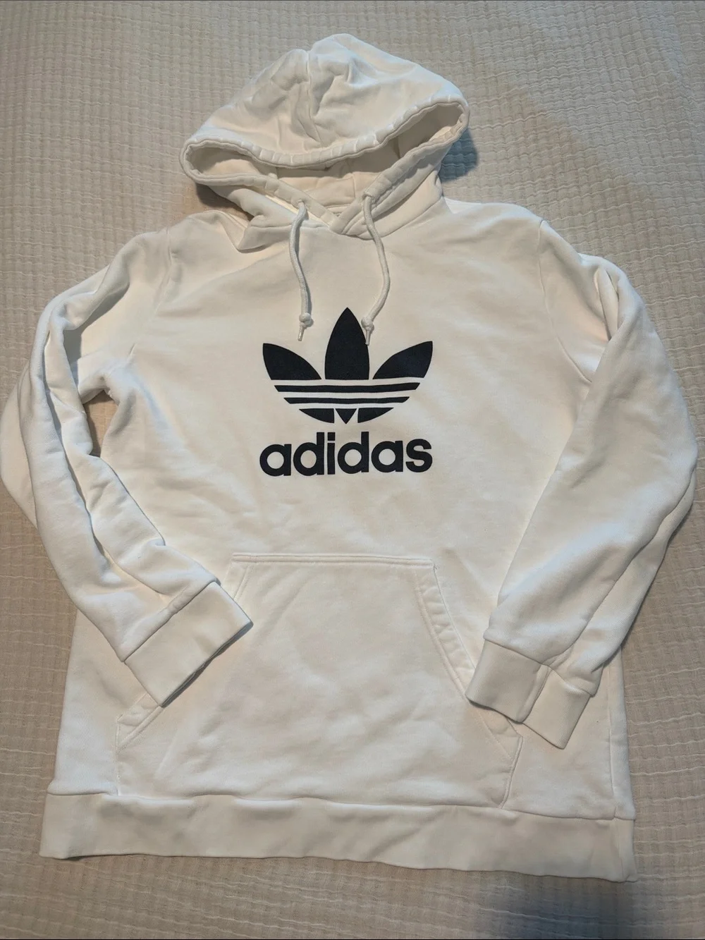 Adidas Men's White Hoodie
